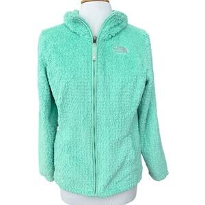 The North Face Laurel Fleece Full Zip Jacket Mint Green Youth Kids Girl’s XL 18